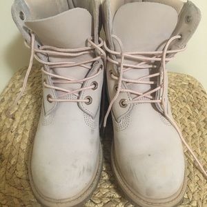 Light Pink Timberland Boots